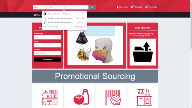 Promotionele producten zoeken in Promotional Sourcing