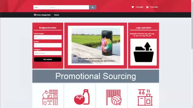 Snel een offerte maken in Promotional Office door producten te selecteren